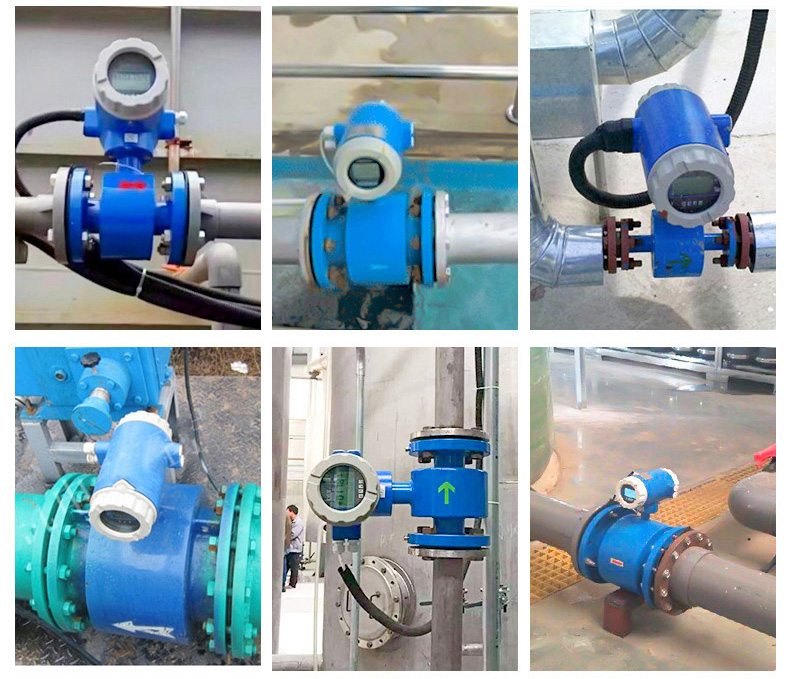 dn900污水流量計現場安裝使用圖