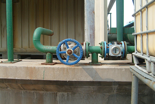 煙氣超聲波流量計(jì)現(xiàn)場(chǎng)安裝使用圖